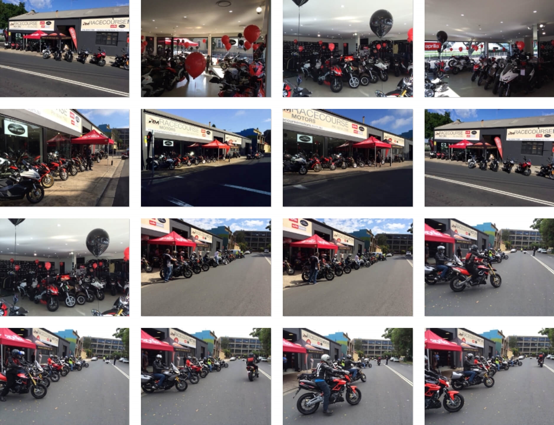 Racecourse Motors Ride Day
